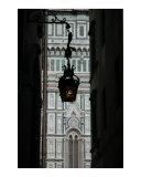 Iron Lantern with Duomo in Background