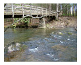 Rustic Bridge at Cades Cove in East Tennessee