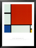 Composition with Red Blue Yellow