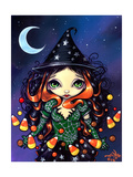 Halloween Art:  Little Candy Witch