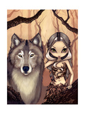 Wolf Art:  A Wolfish Friend