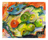 Tangerine and Limes in Fish Bowl