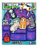 Cat's On Mom's Chair