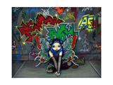 Camouflage 1 - Urban Graffiti Fairy