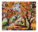 Georgia Autumn Path & Blue Sky