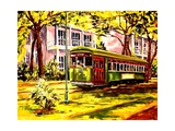 Streetcar on St Charles Avenue