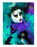 Turquoise and Purple Boa 2