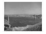 1935 Golden Gate Bridge Towers 1 and 2 Poster