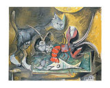 Still Life with Cat and Lobster  1962