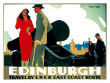 Edinburgh: Mons Meg  LNER Poster  circa 1935
