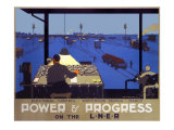 Power & Progress on the LNER  LNER Poster  1930