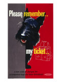 Please Remember My Ticket  BR Poster  circa 1950s