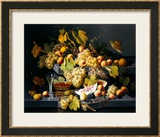 Still Life with Fruit and a Glass of Champagne