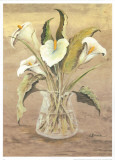 White Lilies in Crystal