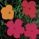 Flowers  1964 (Red  Pink and Yellow)