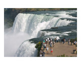 Viewing Niagara Falls from Luna Island