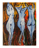 blue dancers