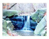 Waterfall at Central Park  NYC