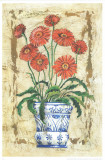 Ceramica Con Gerberas