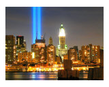 WTC Tribute in Lights 911 Annual Commemoration in New York City