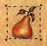 Stenciled Pear II