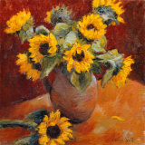 Jug of Sunflowers