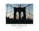 Brooklyn Bridge: Evening Arches
