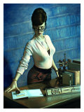 Pin-Up Girl: Quiet Please Librarian