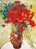Vase with Daisies and Poppies