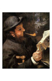 Portrait of Claude Monet Reading