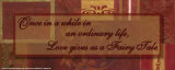 Words to Live By: Once in a While