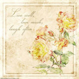 Florals  Live Laugh Love
