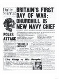Britain's First Day of War: Churchill is New Navy Chief