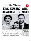 King Edward Will Broadcast Tonight