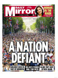 A Nation Defiant 500 000 Flock in Face of Bombers