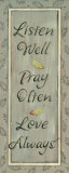 Listen Well  Pray Often