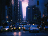 Traffic on 5th Avenue  New York City  New York  USA