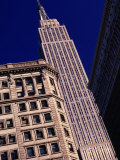 Empire State Building from Herald Square  New York City  New York  USA