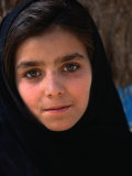 Girl at Aschiana School  Looking at Camera  Kabul  Afghanistan