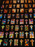 Stained Glass Windows of the Modern Cathedral  Barranquilla  Colombia