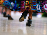 Traditional Mexican Dancing During Celebrations for Cinco De Mayo  Los Angeles  California  USA