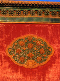 Decorative Motif on Wall in Forbidden City Bejing  China