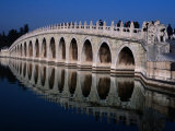 Seventeen Arch Bridge at Summer Palace Bejing  China
