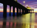 Manhattan Beach Pier  Los Angeles  Los Angeles  California  USA