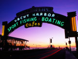 Neon Sign on Santa Monica Pier  Los Angeles  United States of America