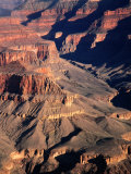 Overhead of South Rim of Canyon  Grand Canyon National Park  USA