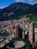 Plaza De Toros De Santamaria and Skyscraper Complex of Torres Del Parque  Bogota  Colombia