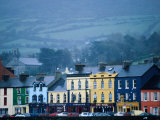 Colourful Houses on Misty Day  Bantry  Ireland