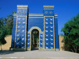 Reconstructed Ishtar Gate  Babylon  Babil  Iraq