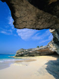 Sea Caves Cut into the Shore  San Salvador  San Salvador & Rum Cay  Bahamas